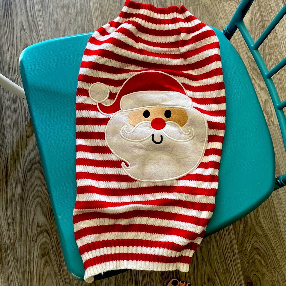 Christmas dog sweater